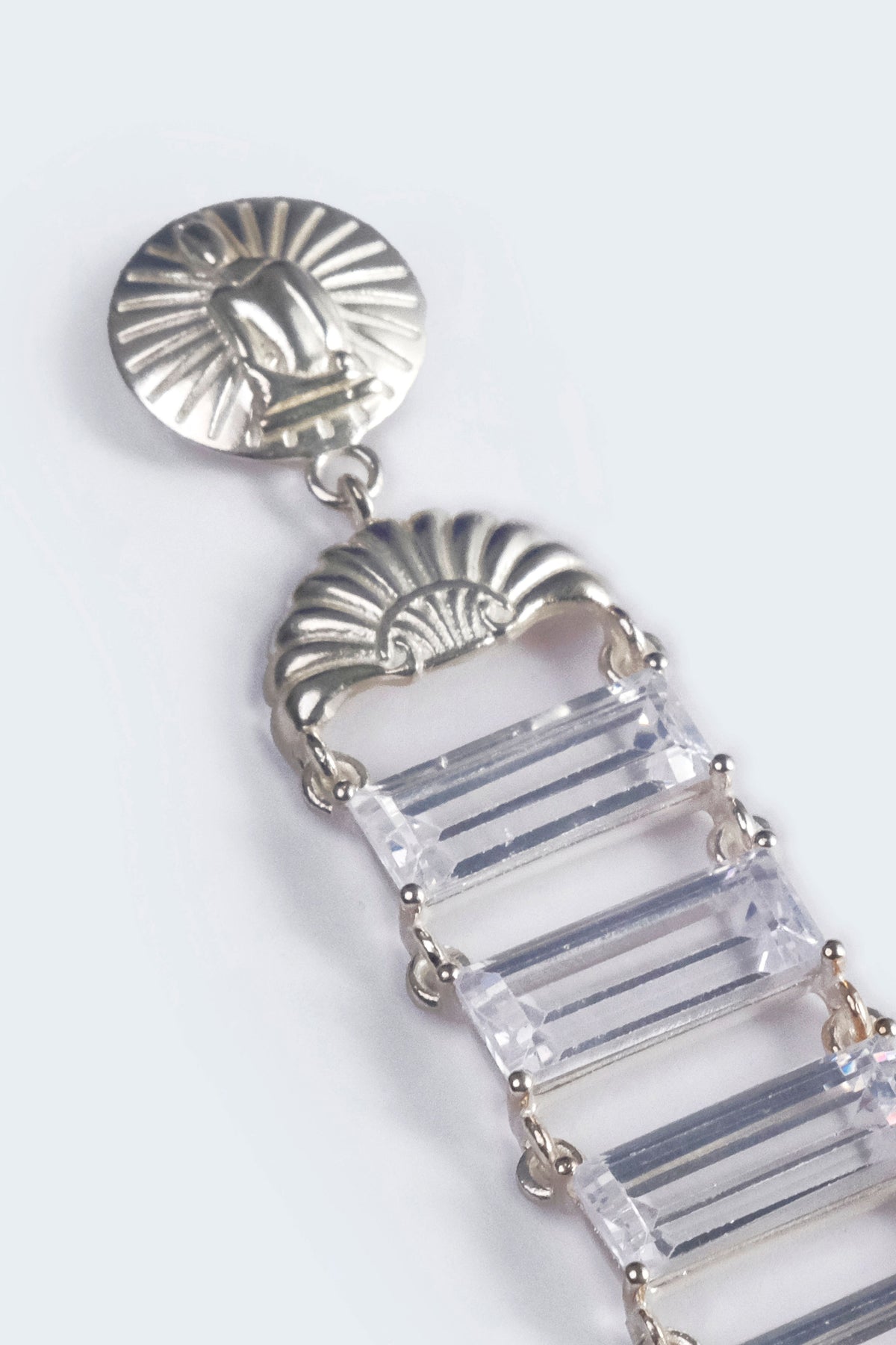 White Marine Treasure Earrings