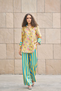 ボトムス Mila Trousers - Cabin Stripe Floral 2-3y ボトムス Mila Trousers - Cabin Stripe Floral 2-3y ボトムス Mila