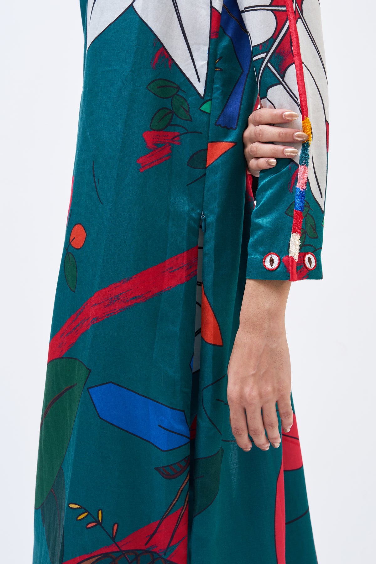 Ambush Technicolour Trench Kurta Set