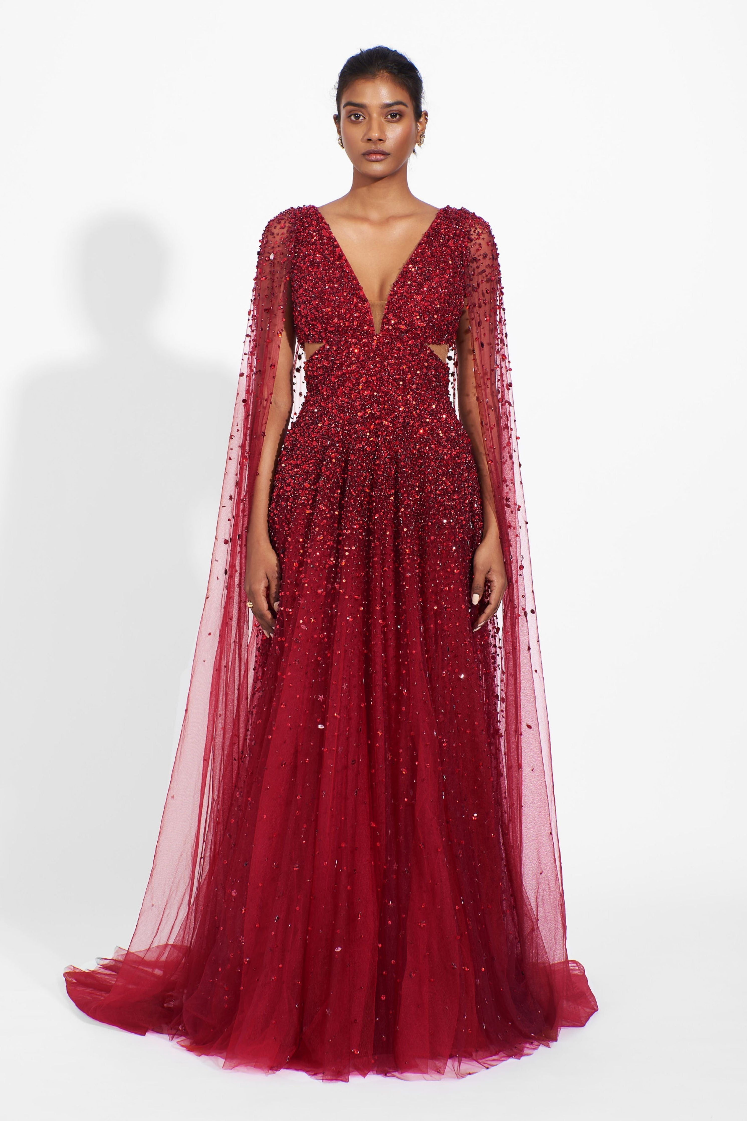 Sharnita Nandwana Jacquelyn With Cape Gown Elahe