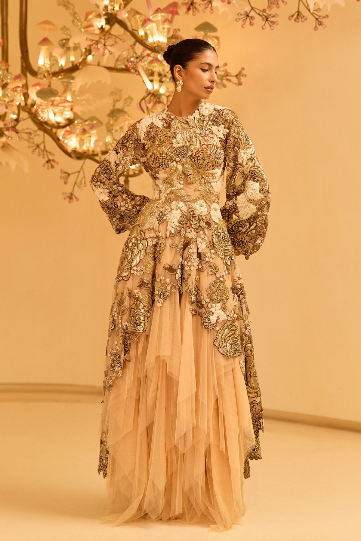 Gilded Skirt Set