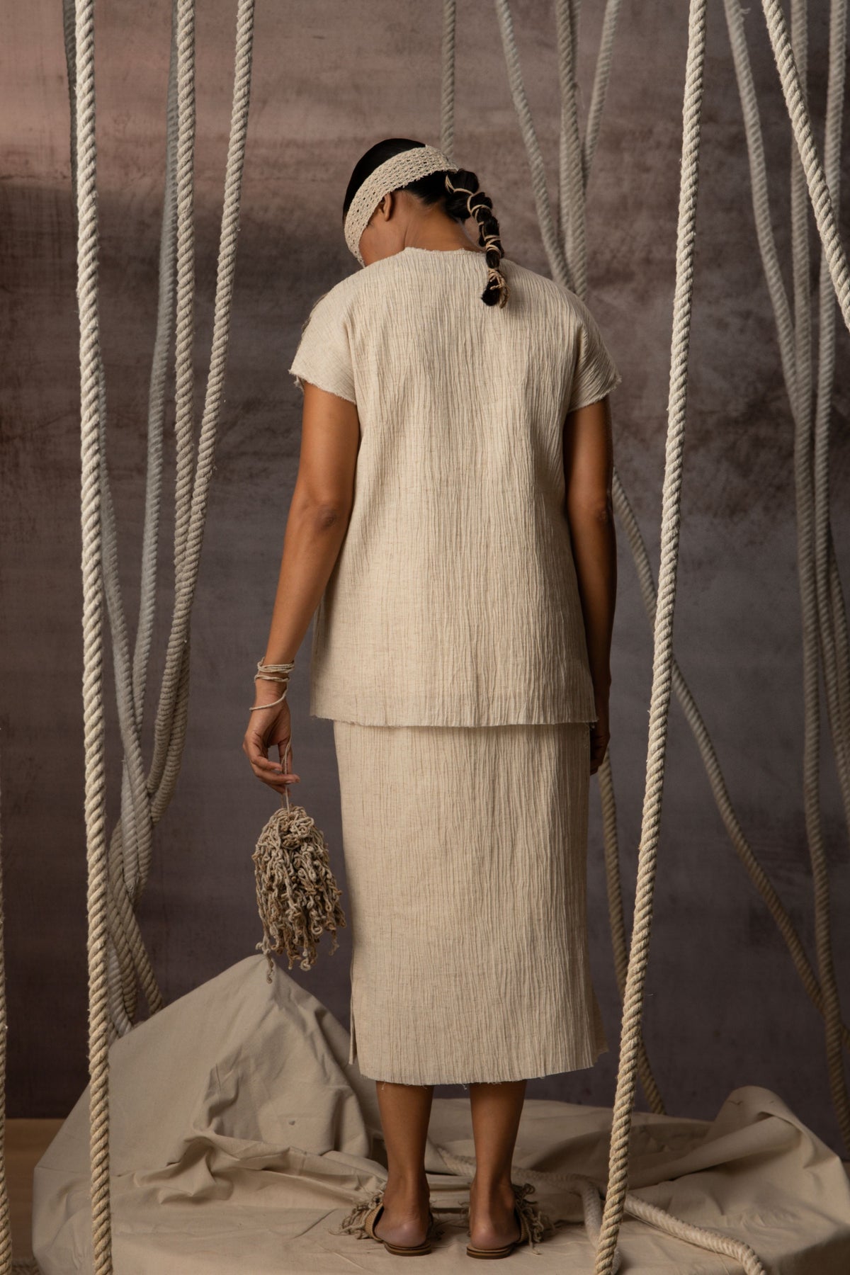 Ivory Crushed Top