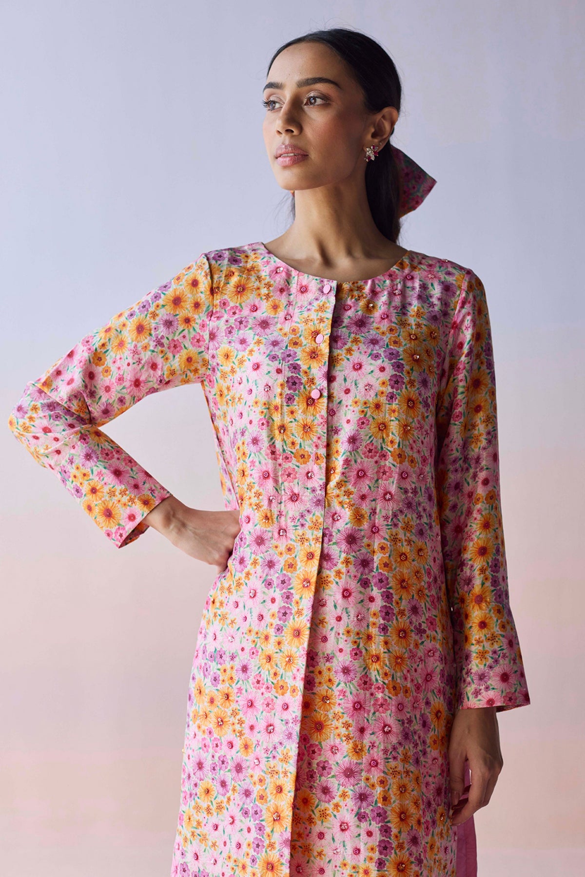Wildflower Dawn Pink Kurta and Pants