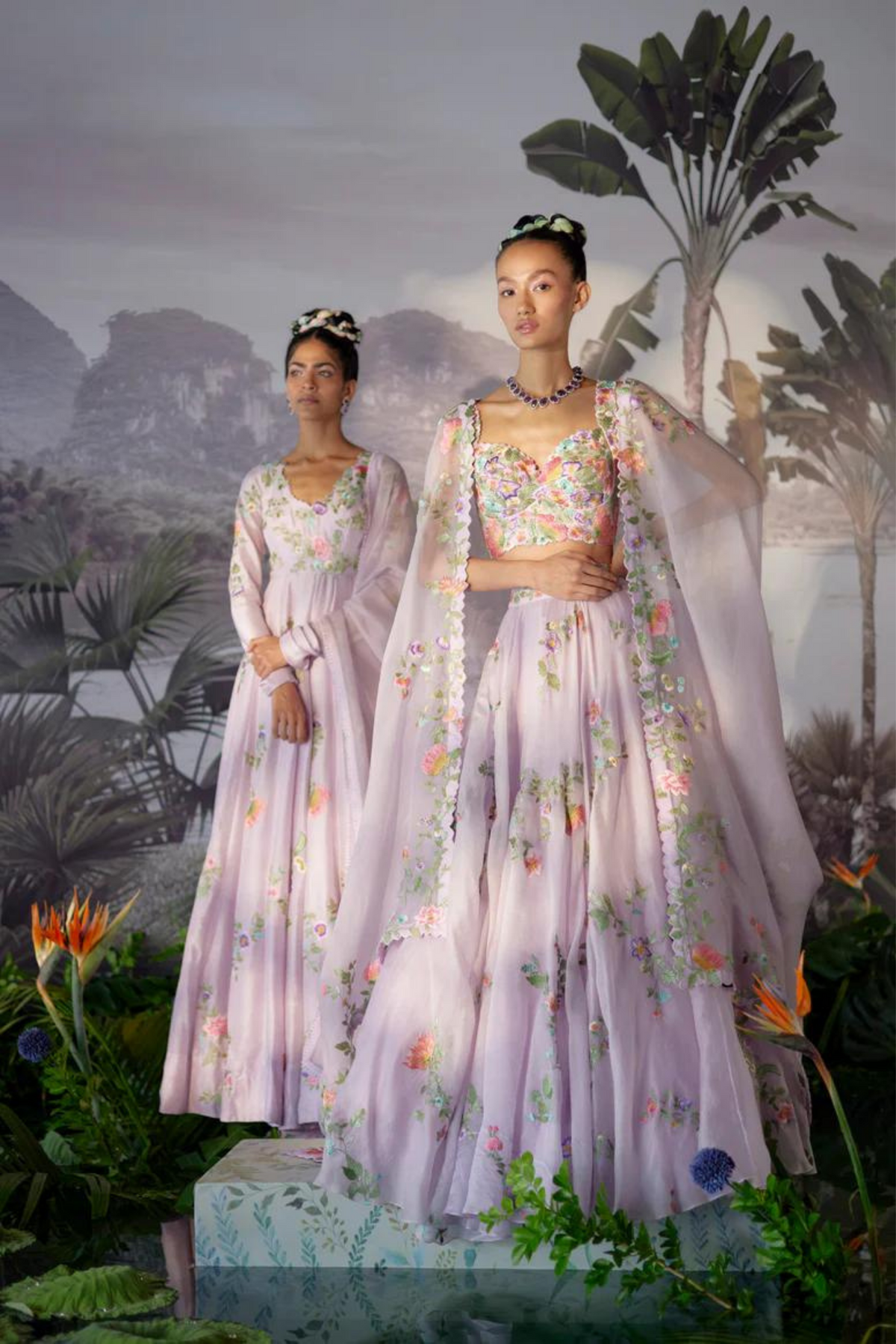 Ragyi Lilac Anarkali Set