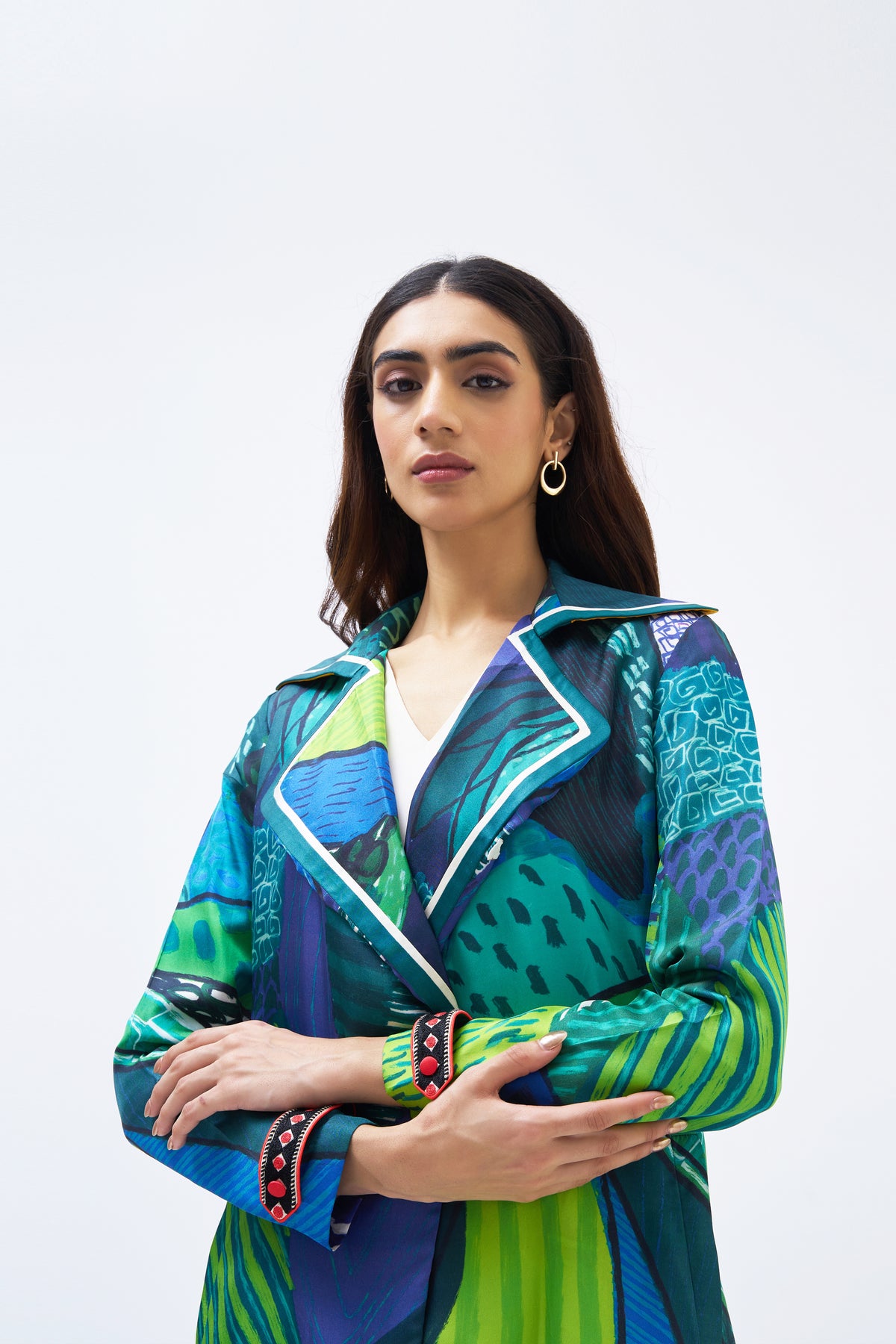 Forest Green Trench Jacket