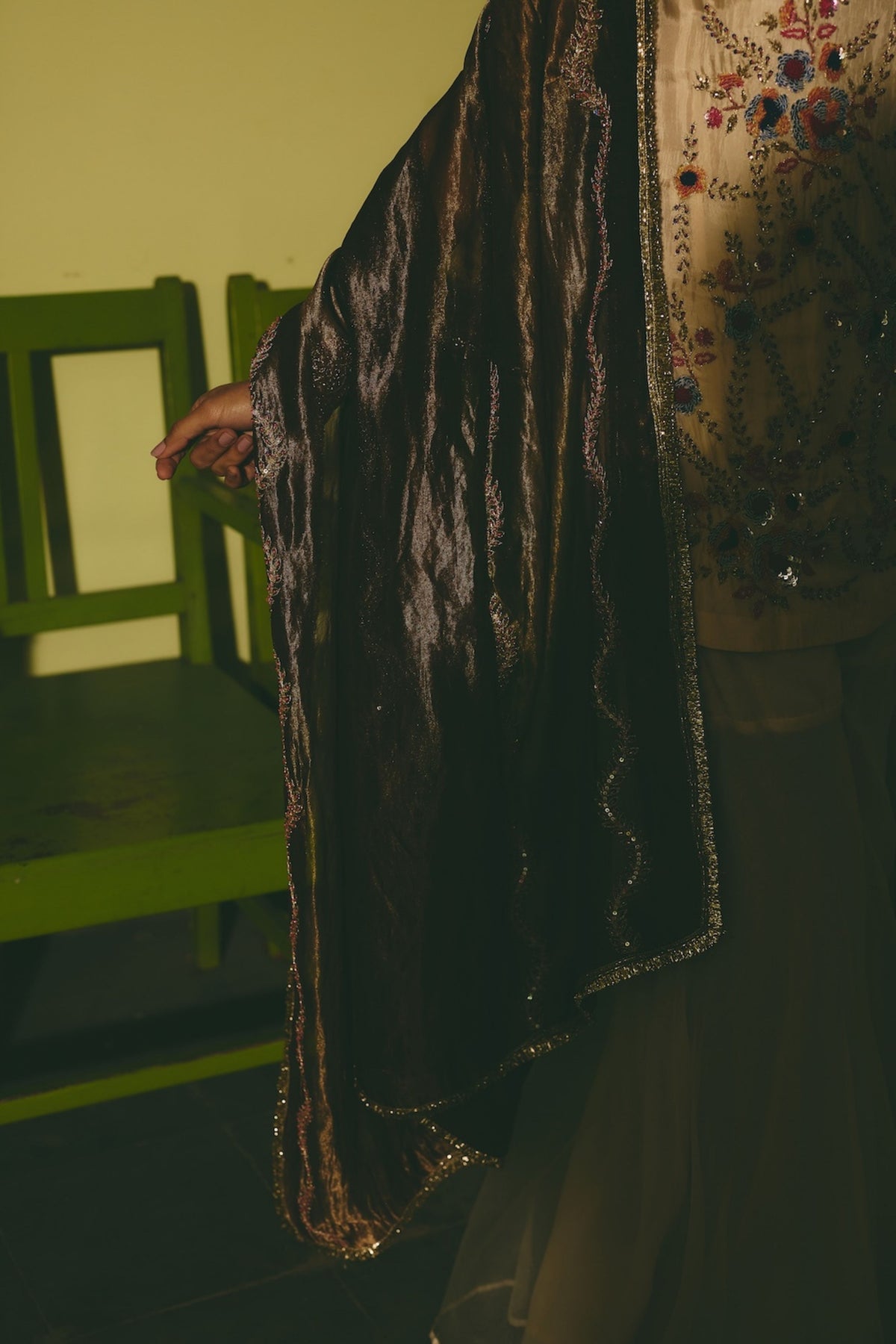 Chanbeli Badli Kurta and Sharara