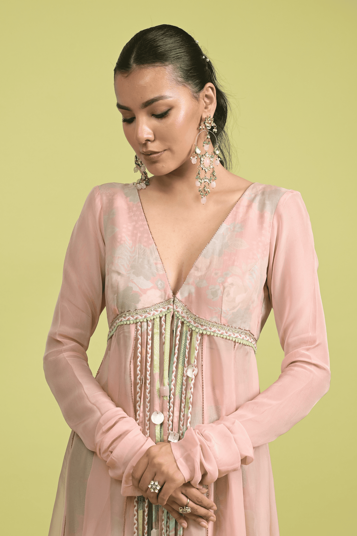 Dusky Bloom Anarkali Set