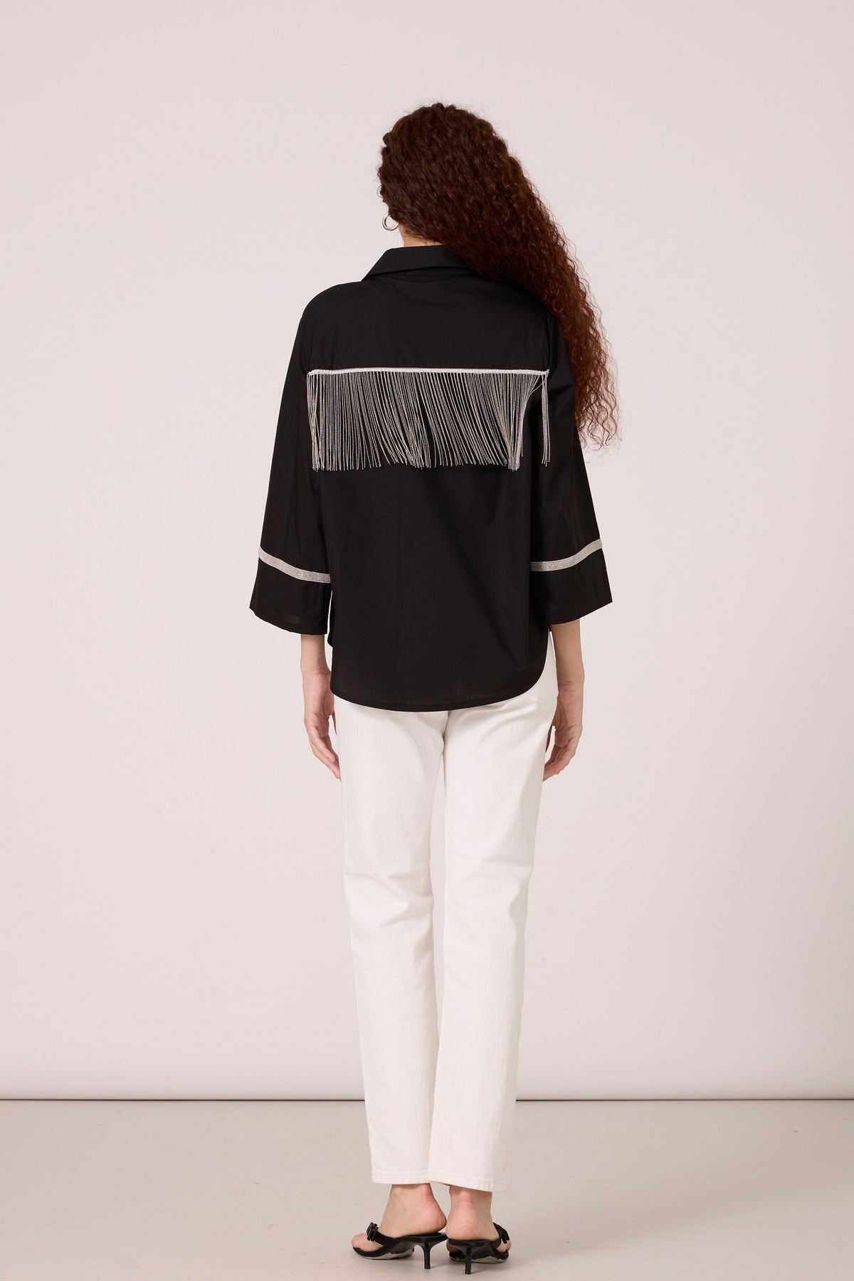 Dari Fringe Black Shirt