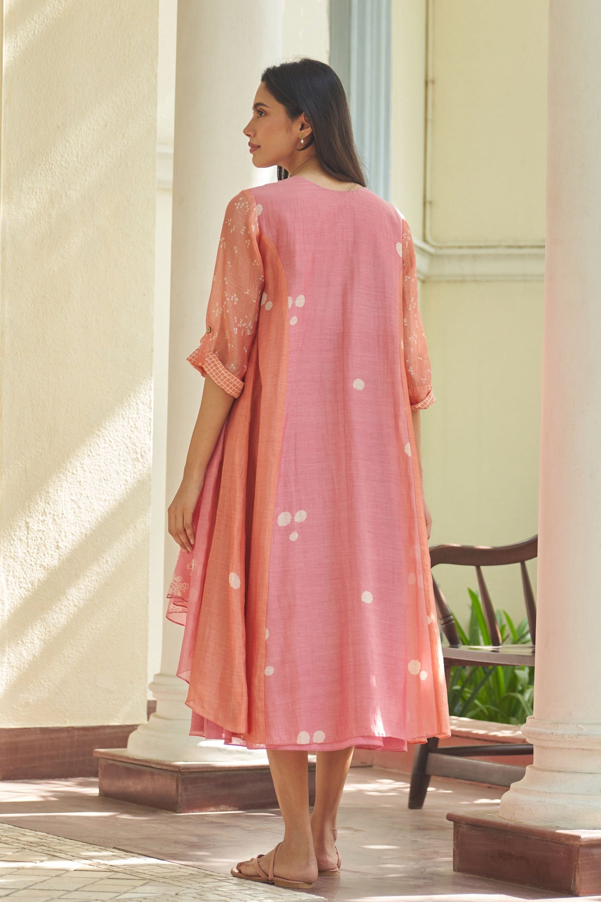 Peony Pintuck Jacket Dress