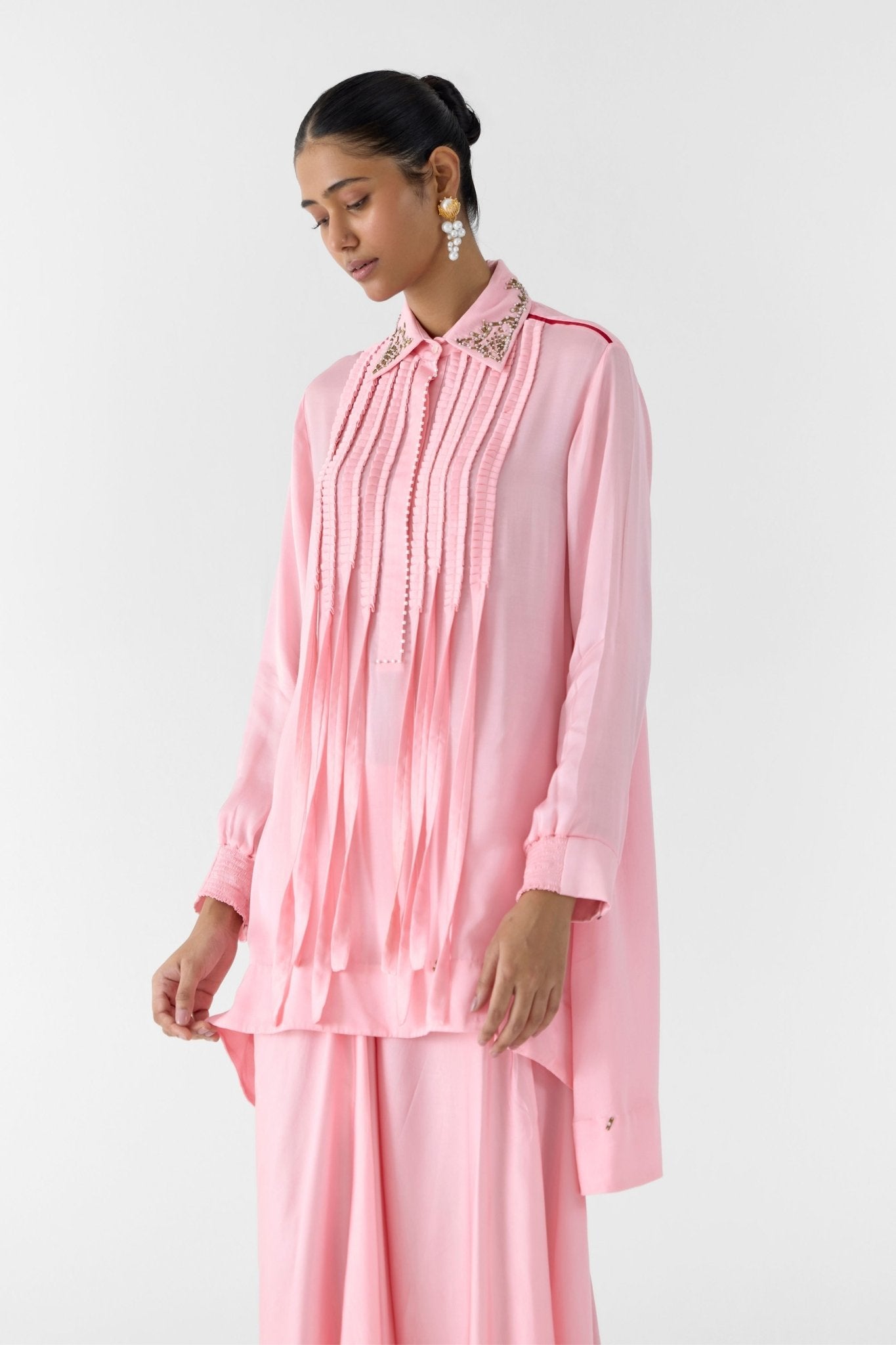 Moonstone Asymmetric Co - ord Set - Studio Rigu - Elahe