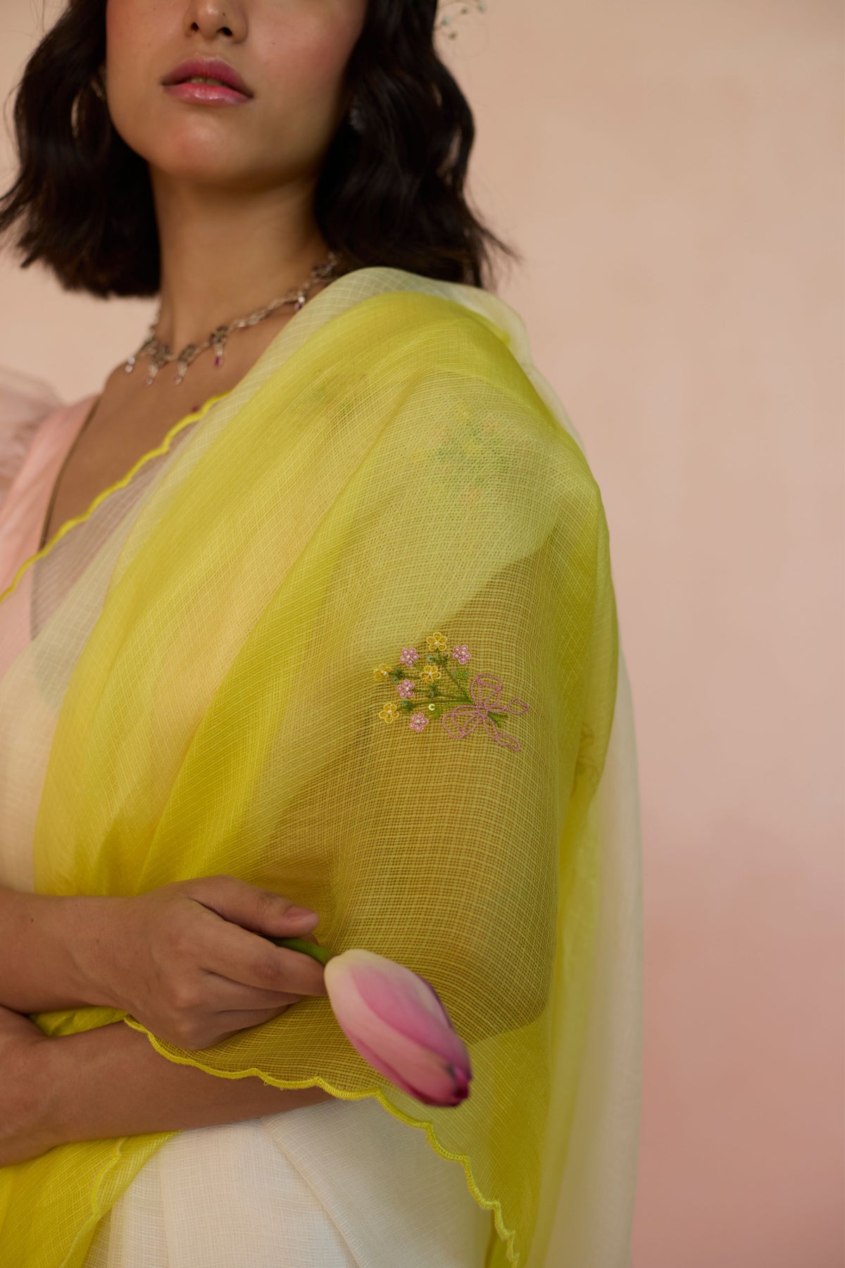 Kota Doria Silk Saree