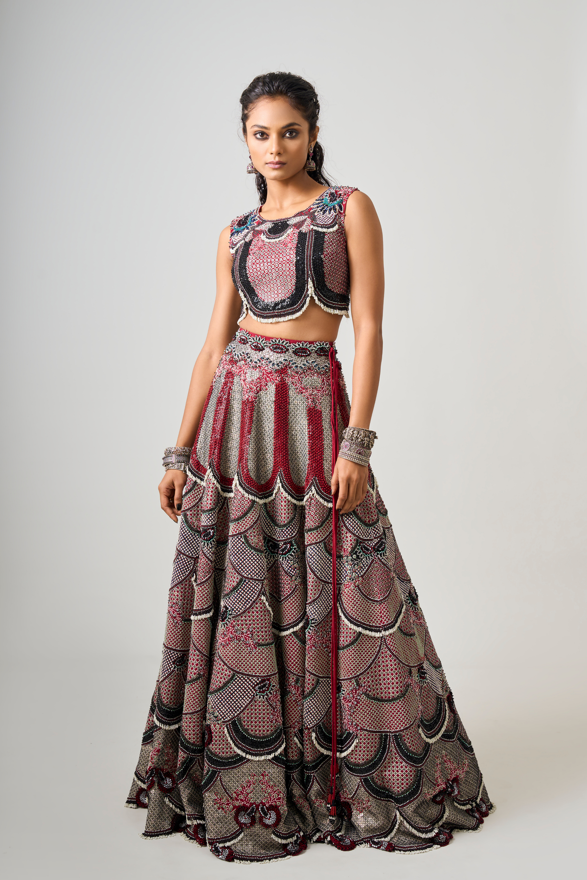 Multi Color Lehenga With Blouse