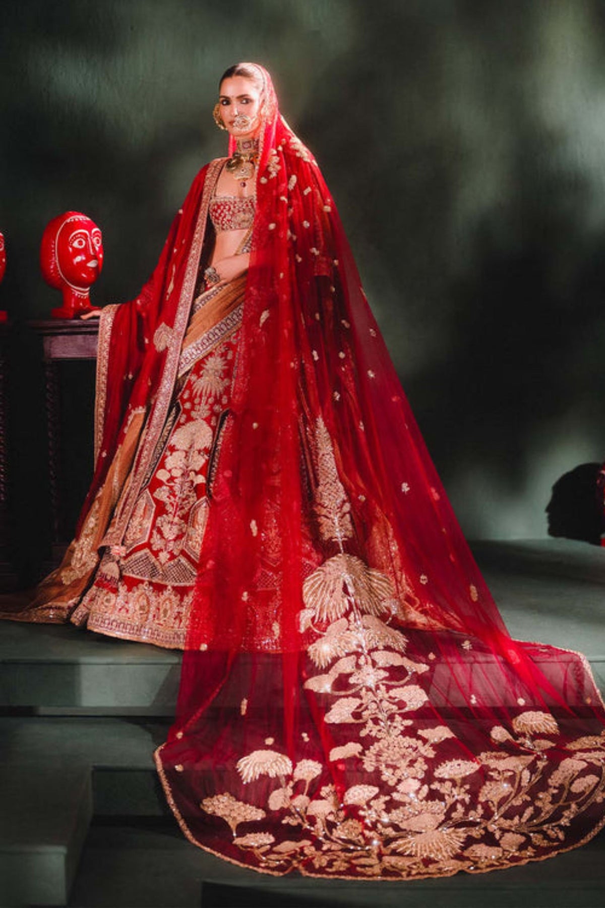 The Anarbagh Veil Lehenga Set