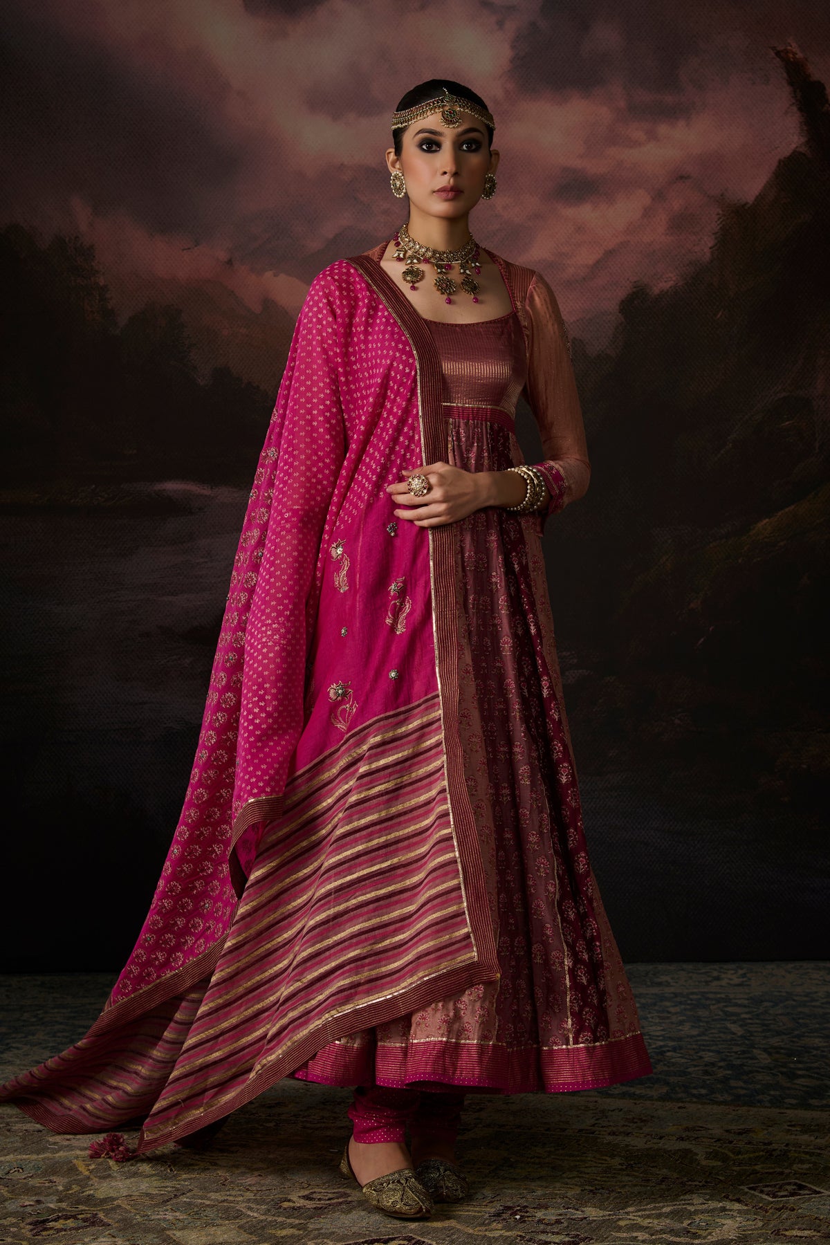 Saima Anarkali Set