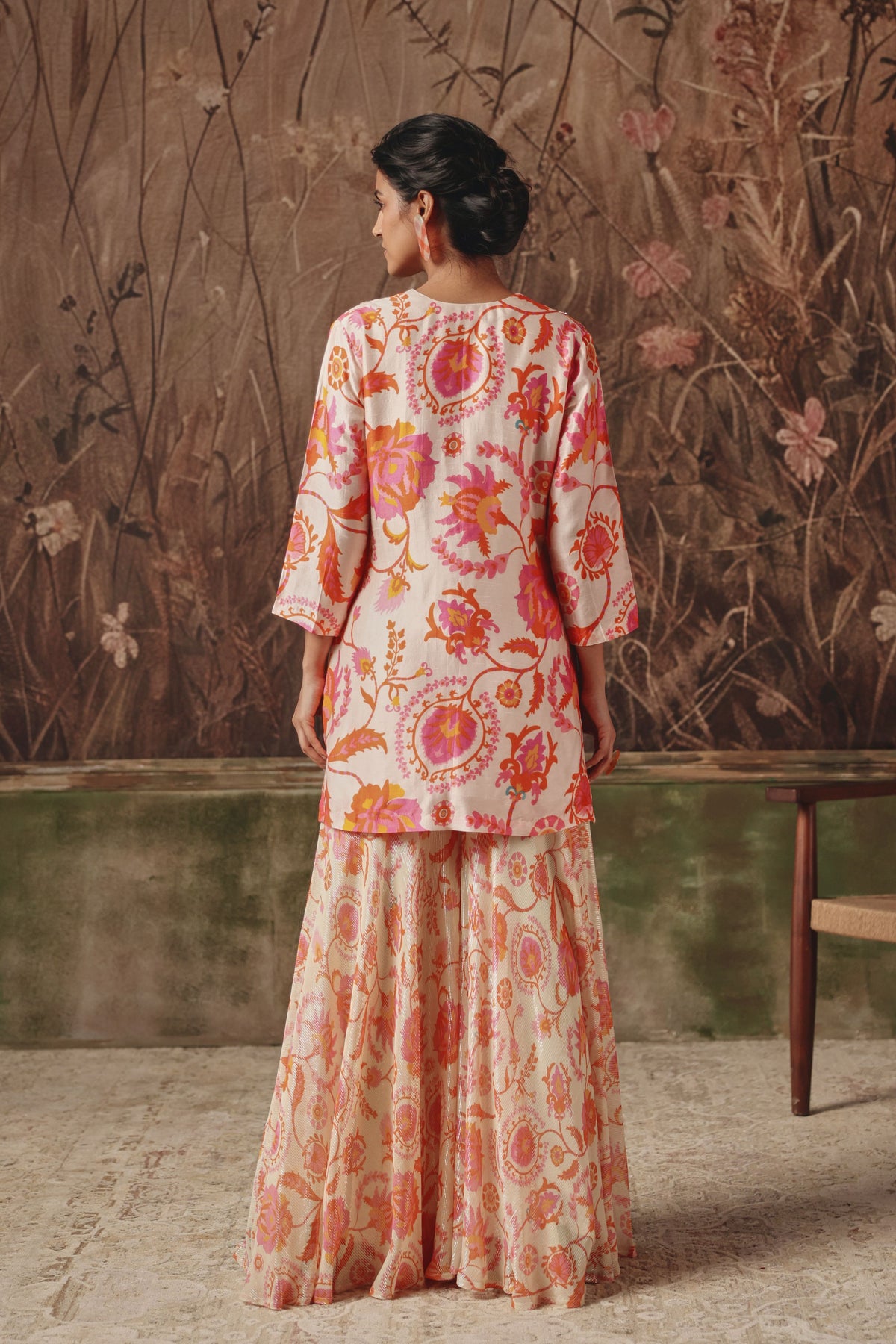 Wandering Petal Sharara Set