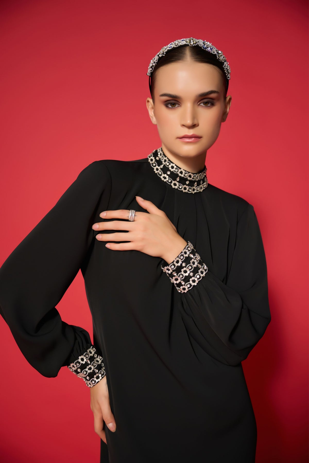 Levy Embroidered Dress