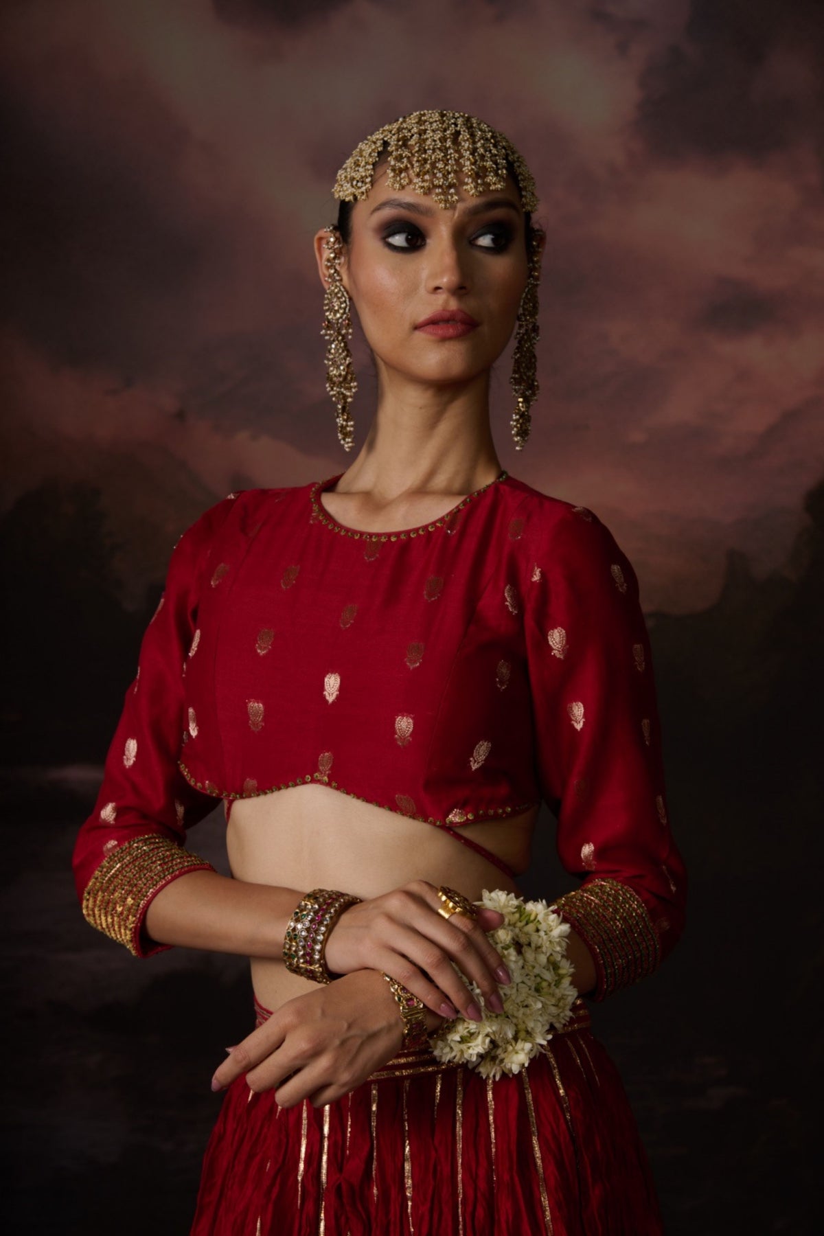 Huda Lehenga Set