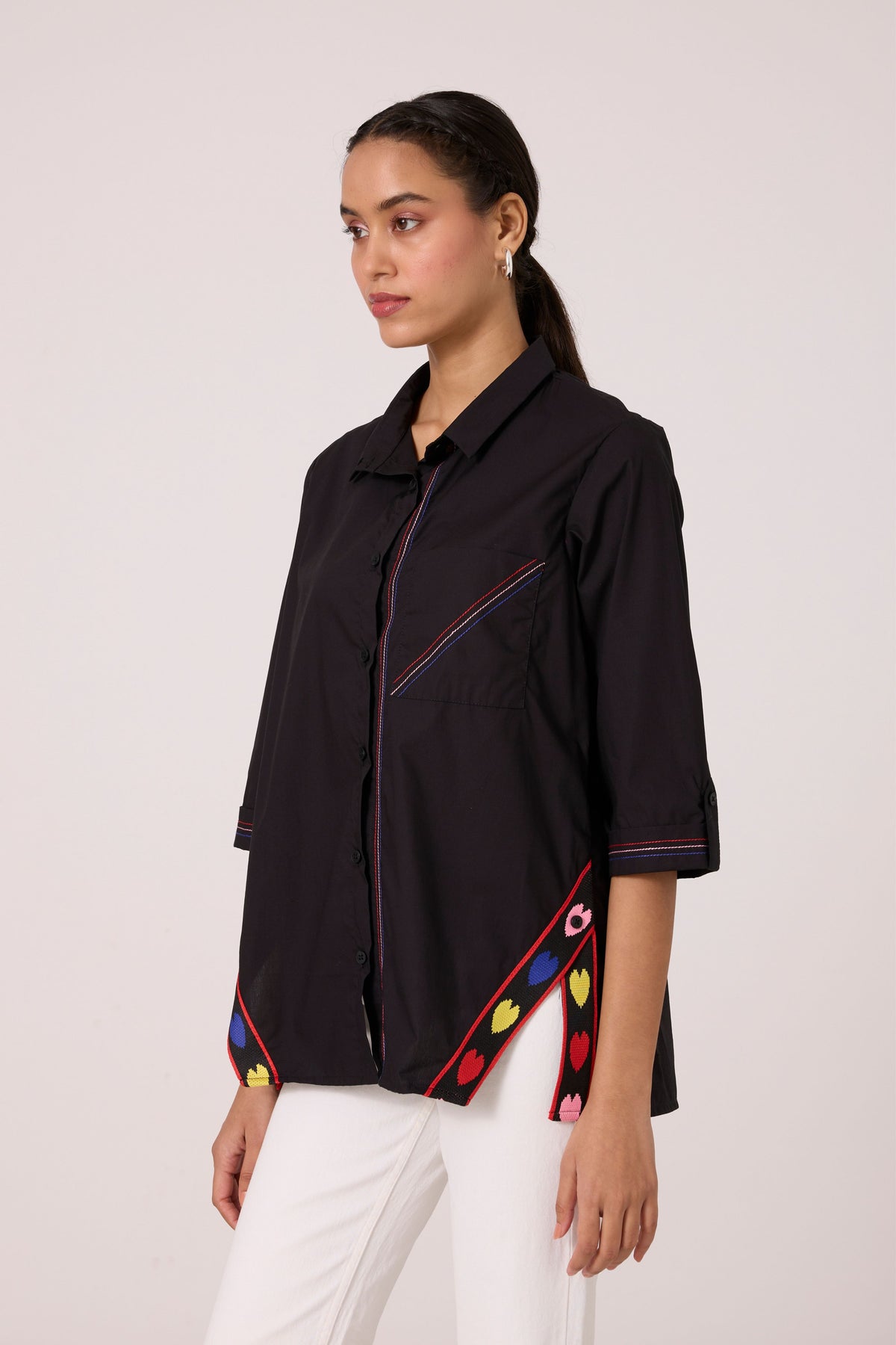 Doris Black Shirt