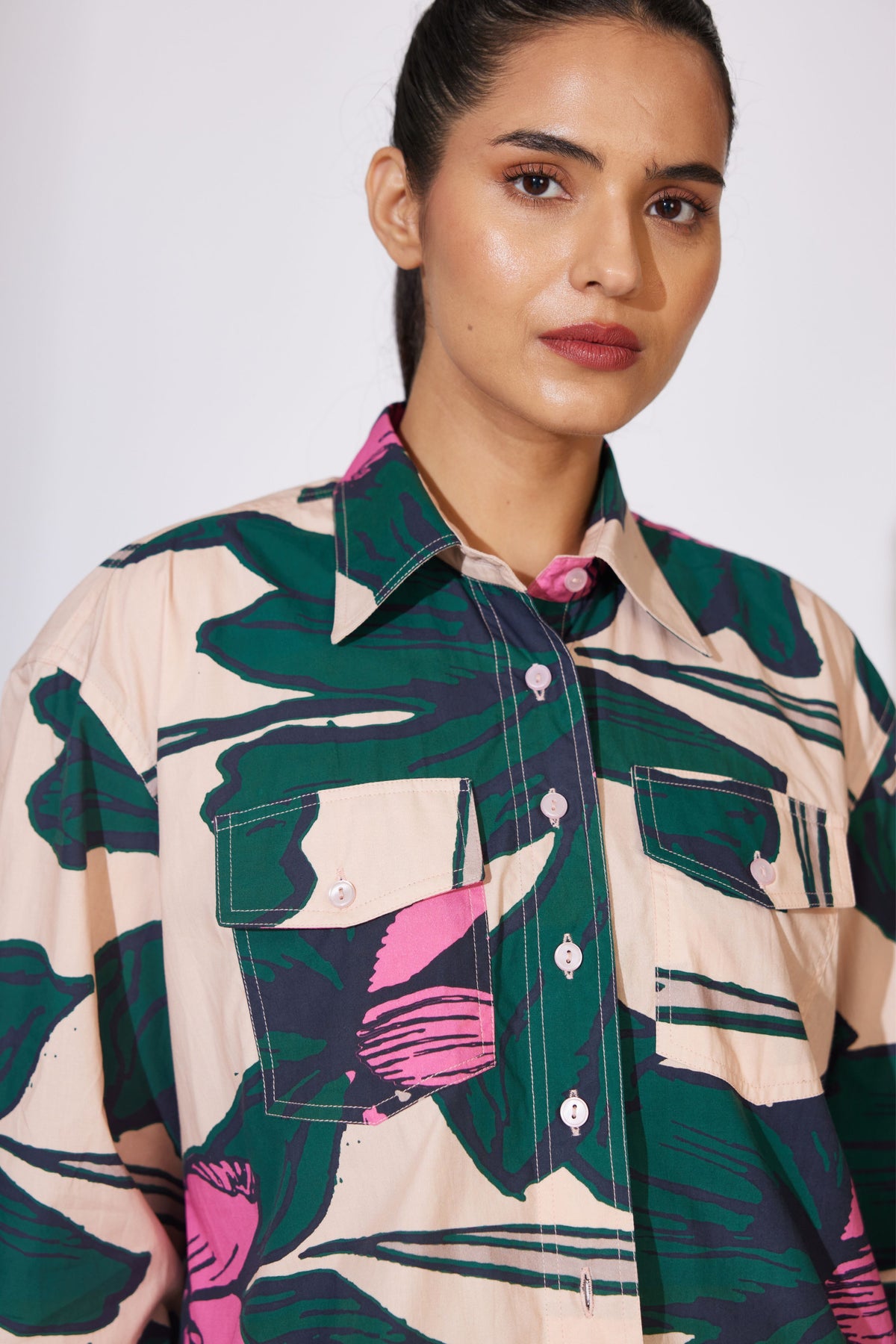 Green and Pink Shirt