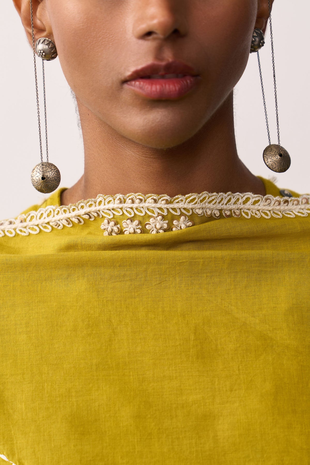 Sucheta Yellow Kurta Set