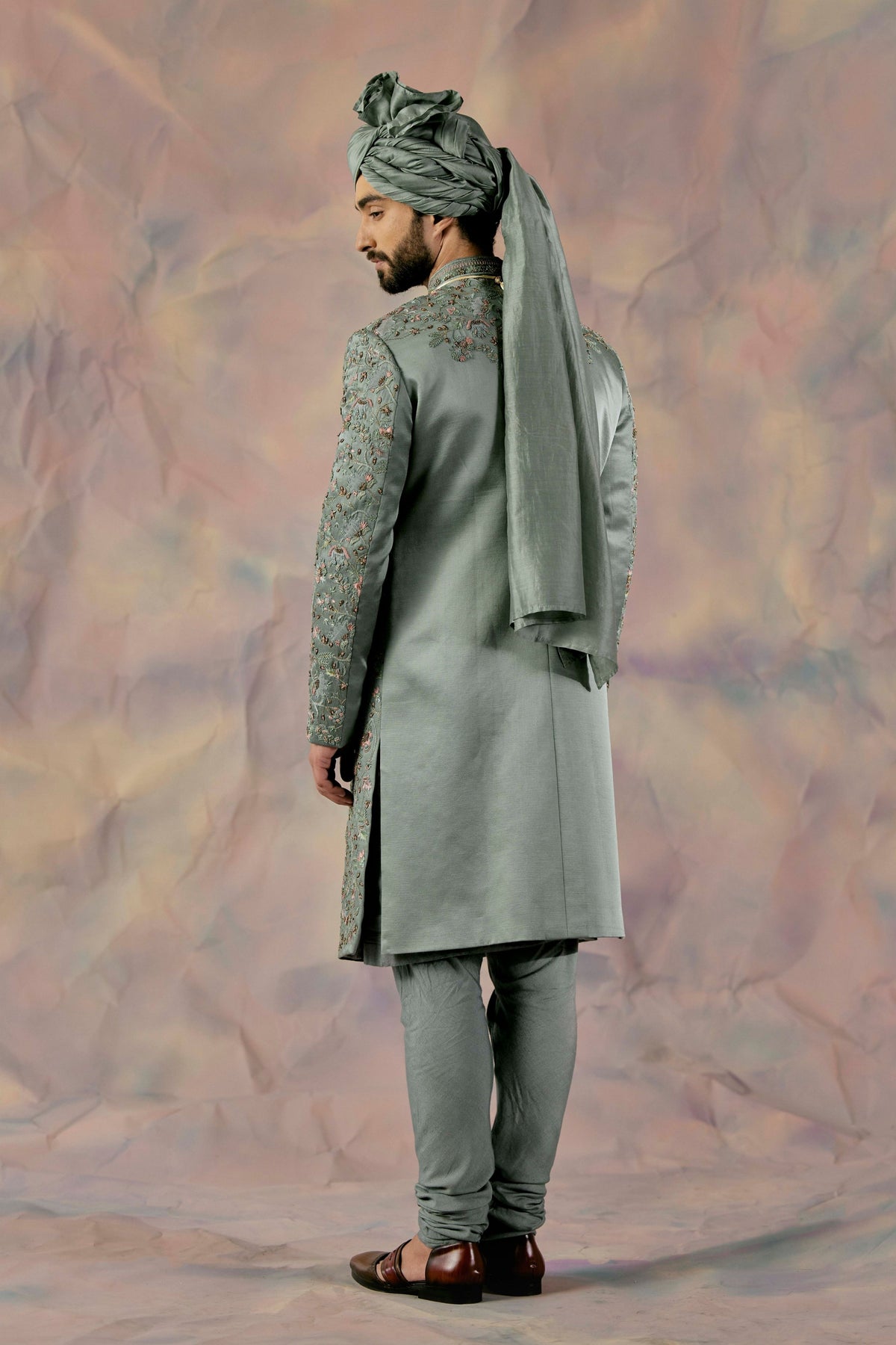 The Grey Saga Sherwani Set