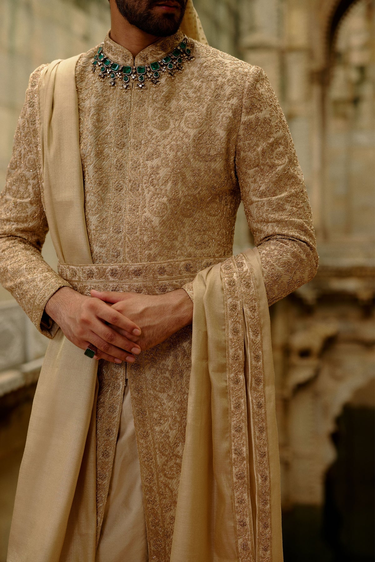 Banarasi Sherwani Set
