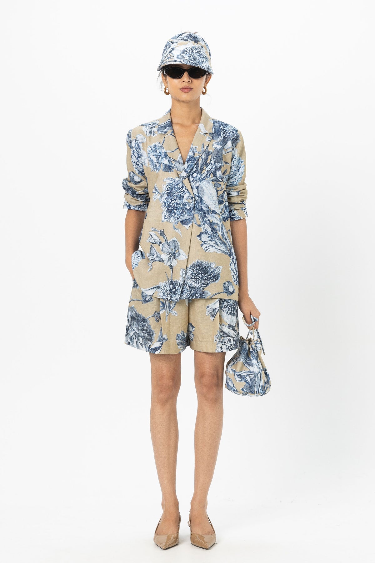 Tany Blazer Shorts Set