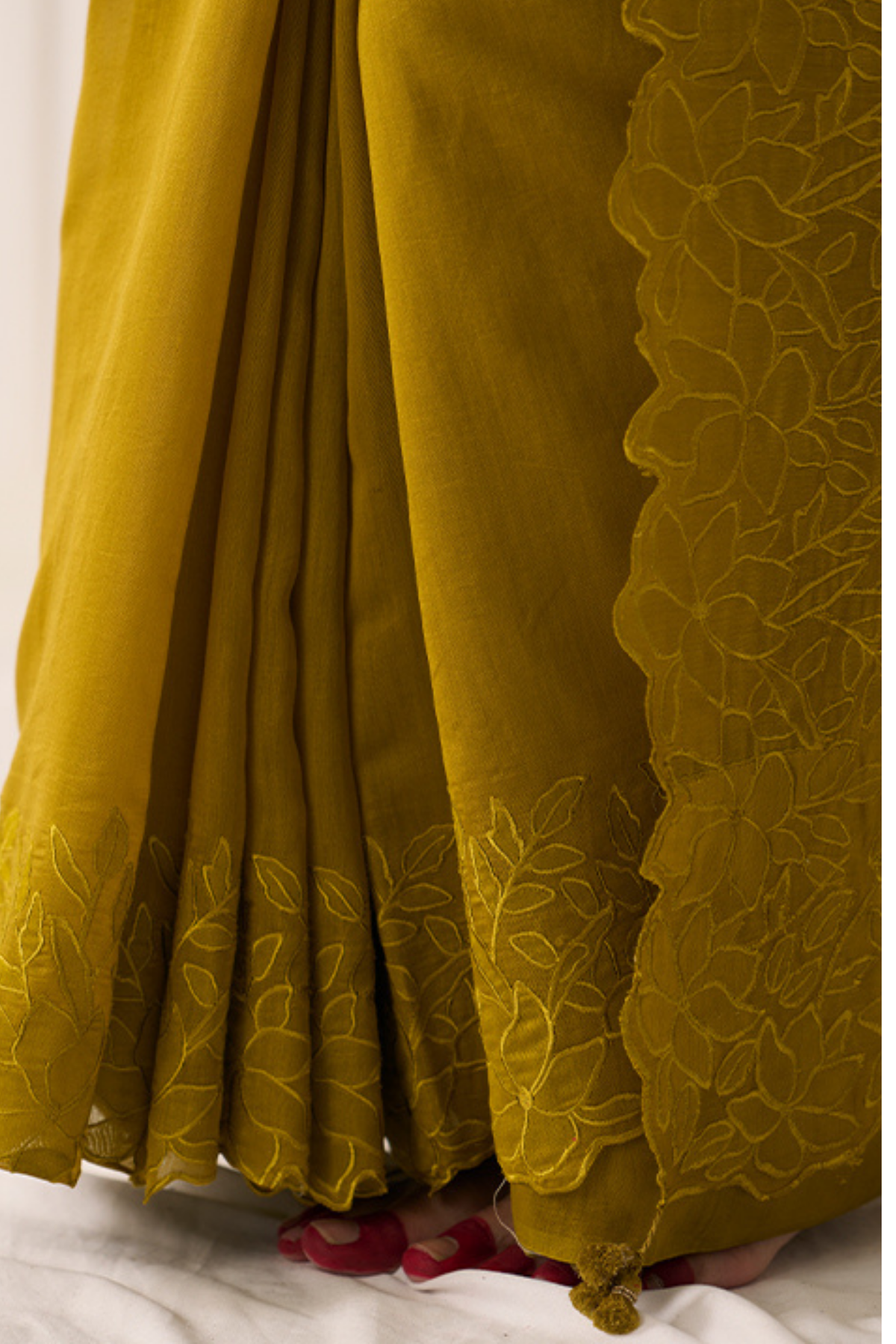 Green Chameli Saree