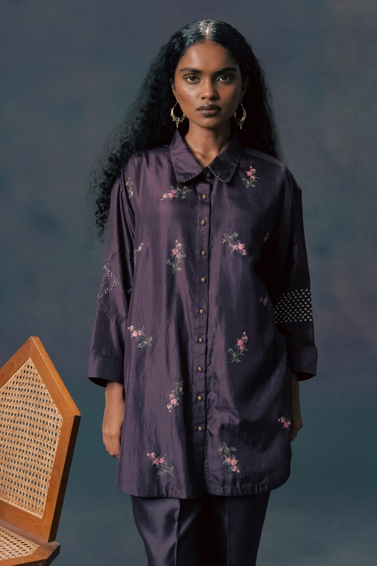 Lavender Rose Print Co-ord Set