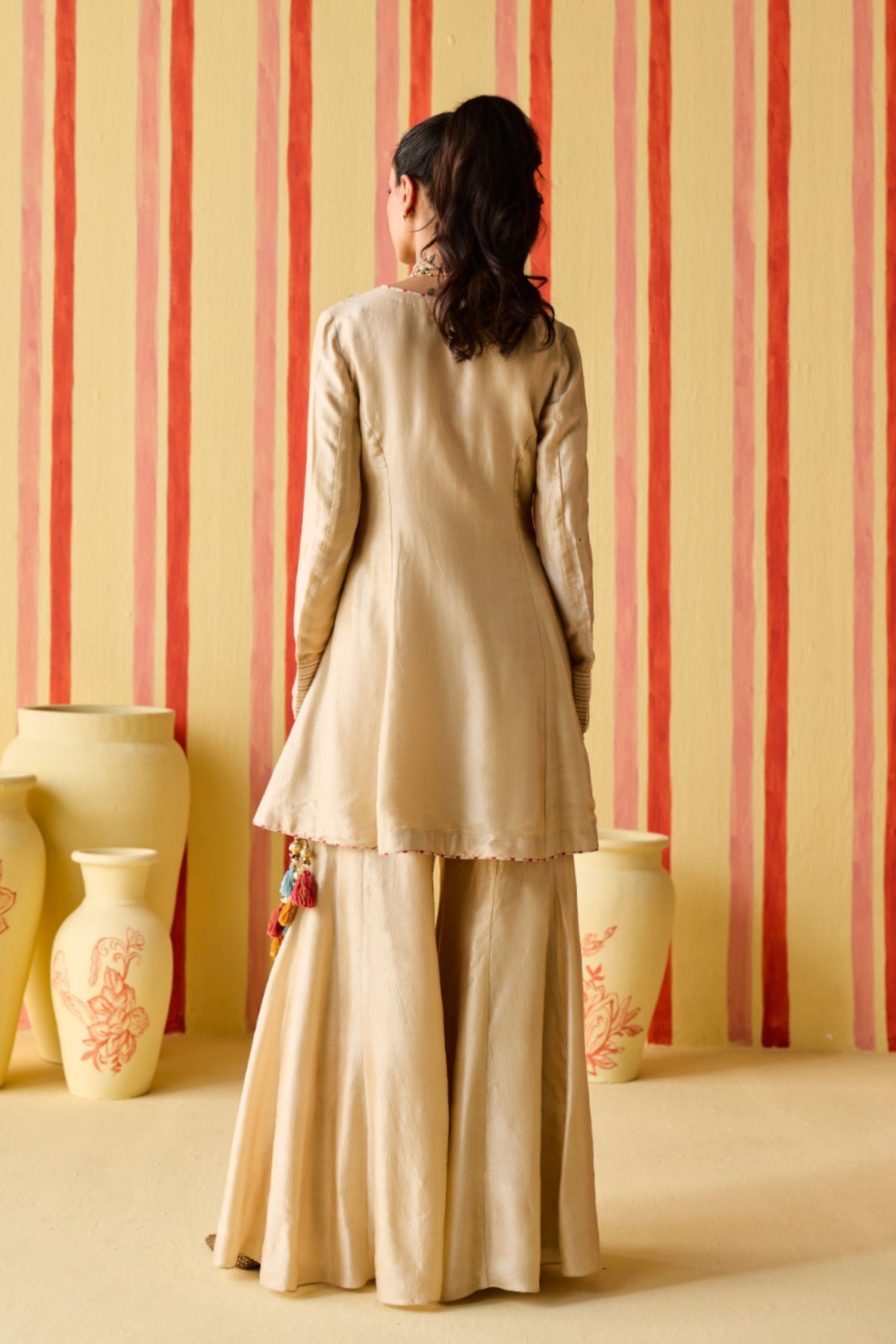 Trisha Tussar Sharara Set