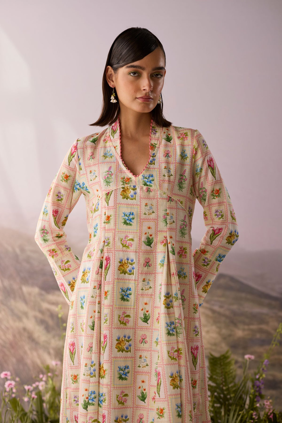 Moonlight Printed Dress