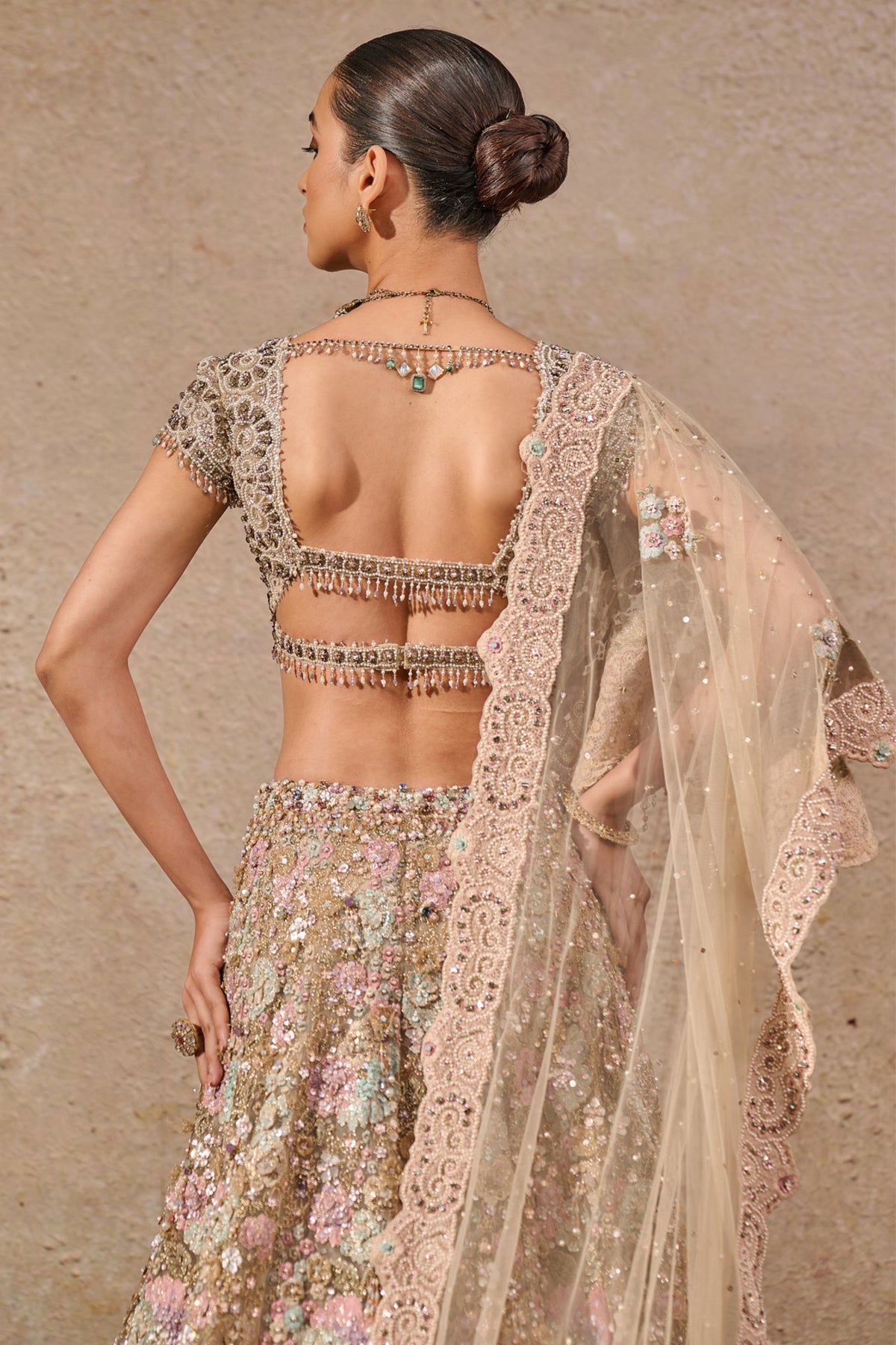 Bloom Embroidered Lehenga Set