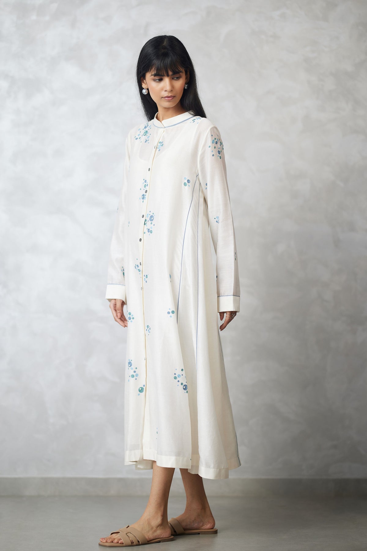 Ivory Dress With Slip