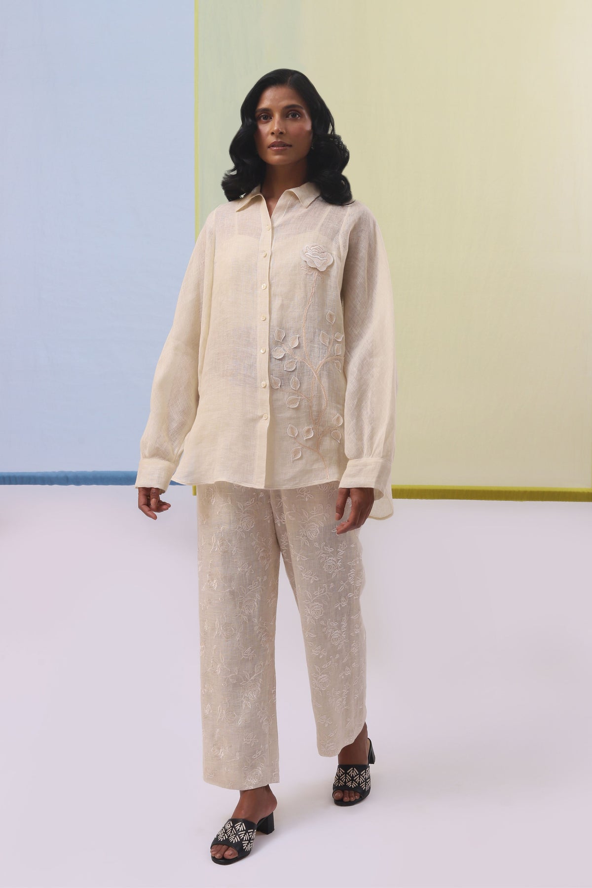 Beige Fana Co-ordinate Set