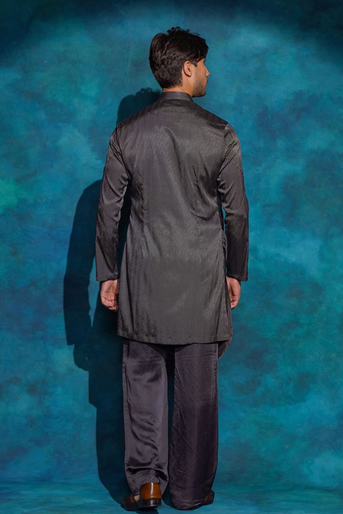 Charcoal Gray Jacket Set