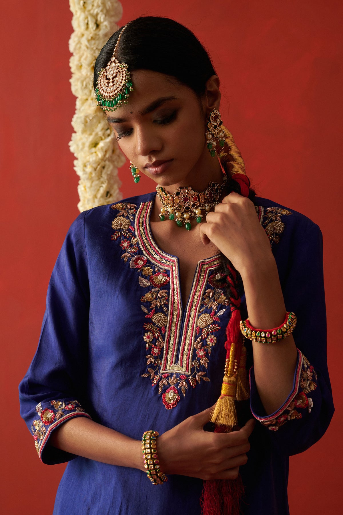 Ghazal Parchhai Tunic Set
