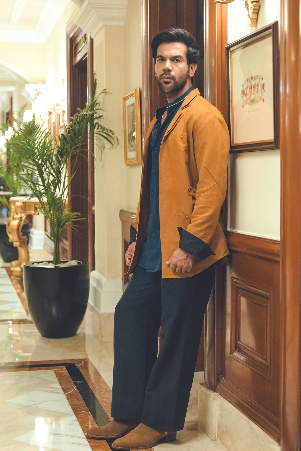 Rajkumar Rao In Mustard Co-ord Set