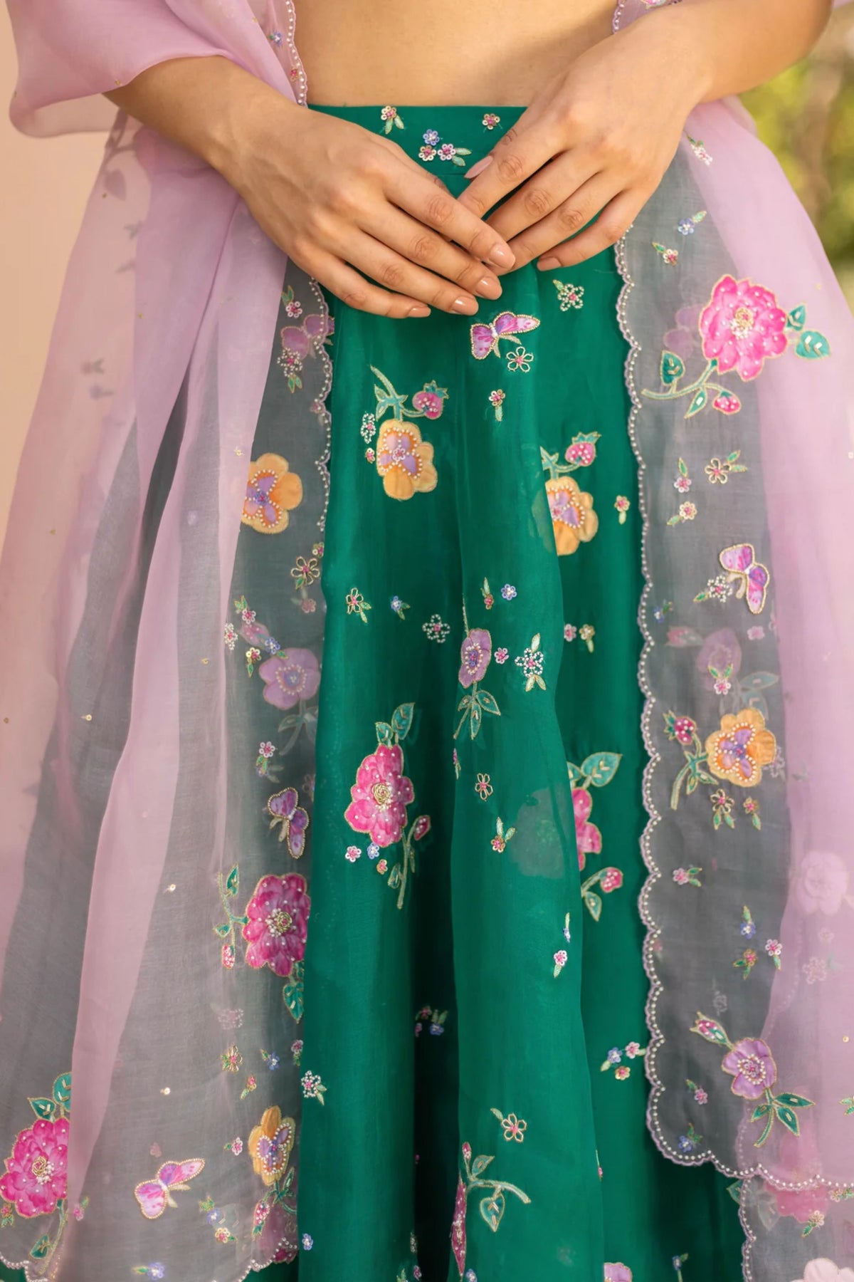 Seri Applique Lehenga Set