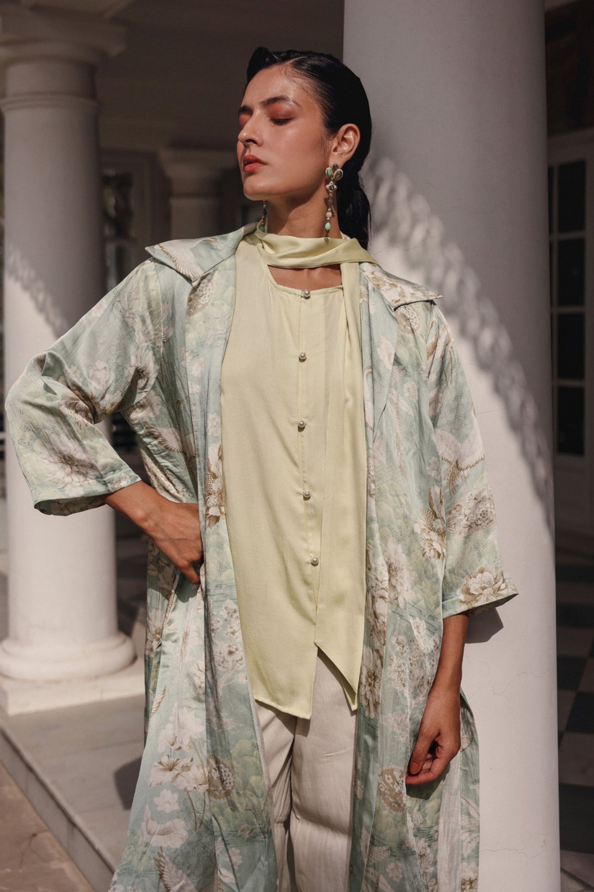 Mint Dust Jacket Set