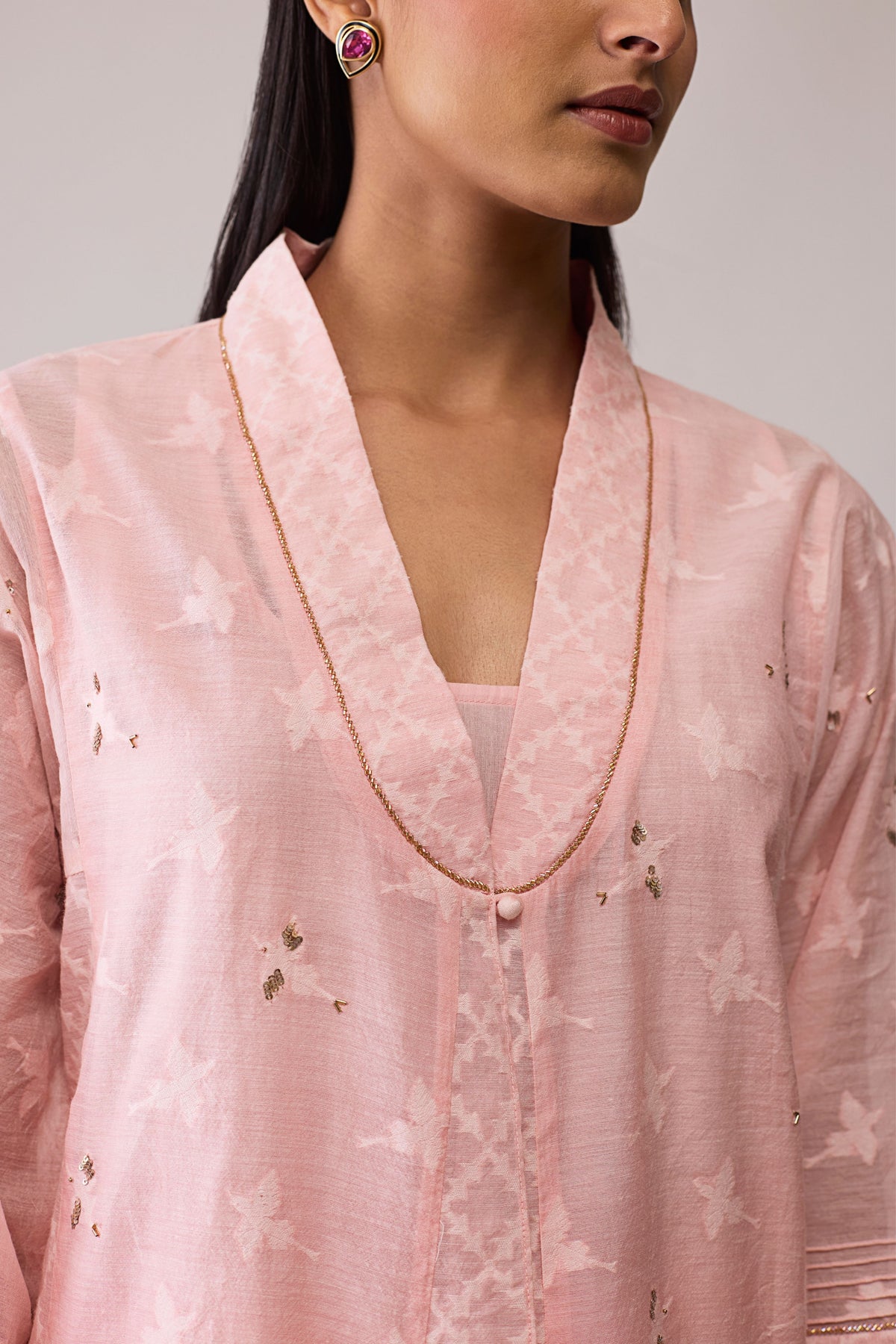 Ambreen Pink Tunic Set
