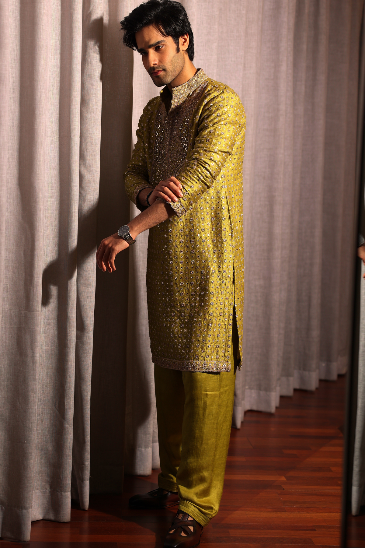 Aaman Devgan in Punit Balana Menswear