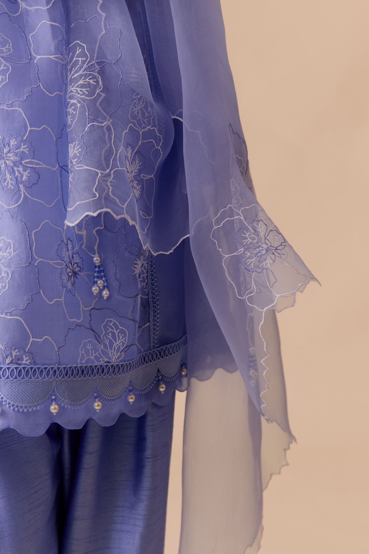 Farida Blue Kurta Set