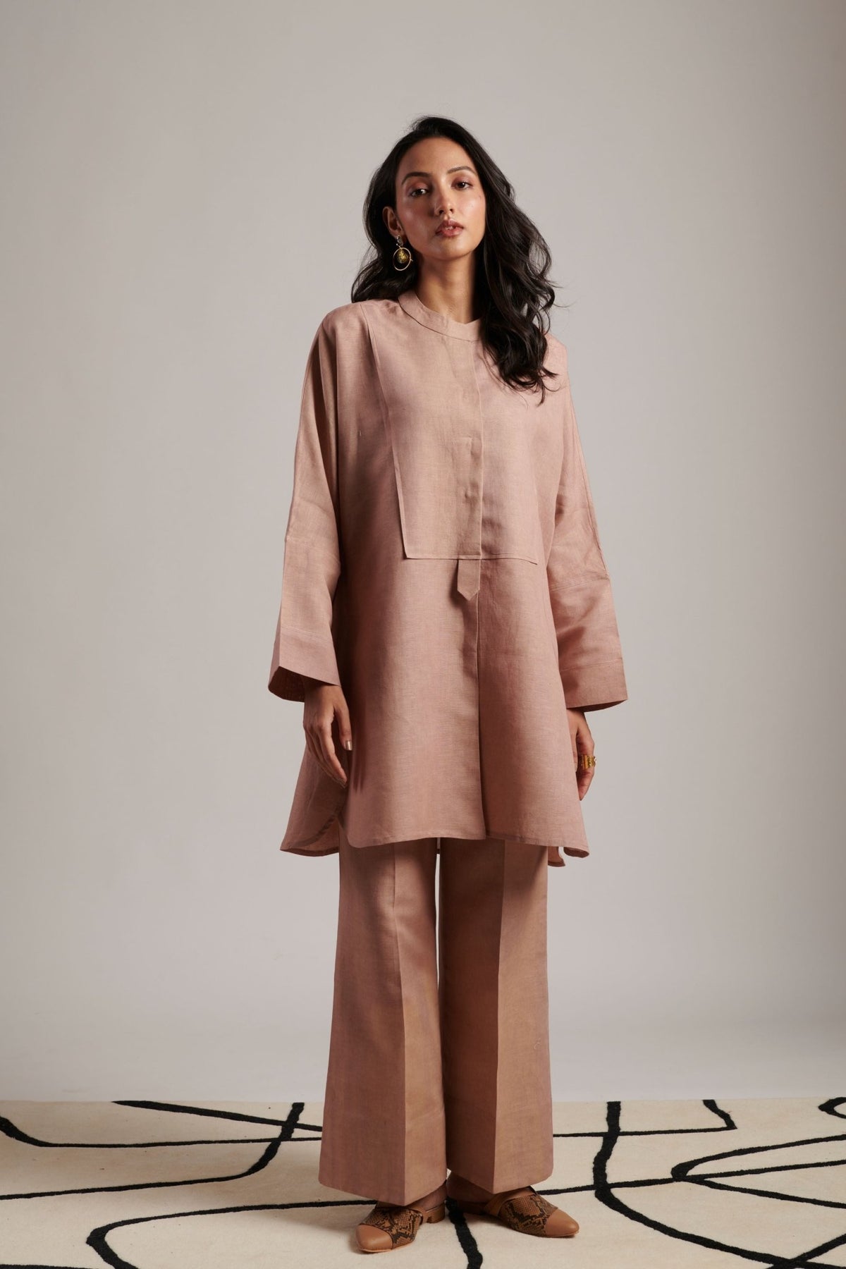 Vintage Rose Nirvana Tunic Set - Moh India - Elahe