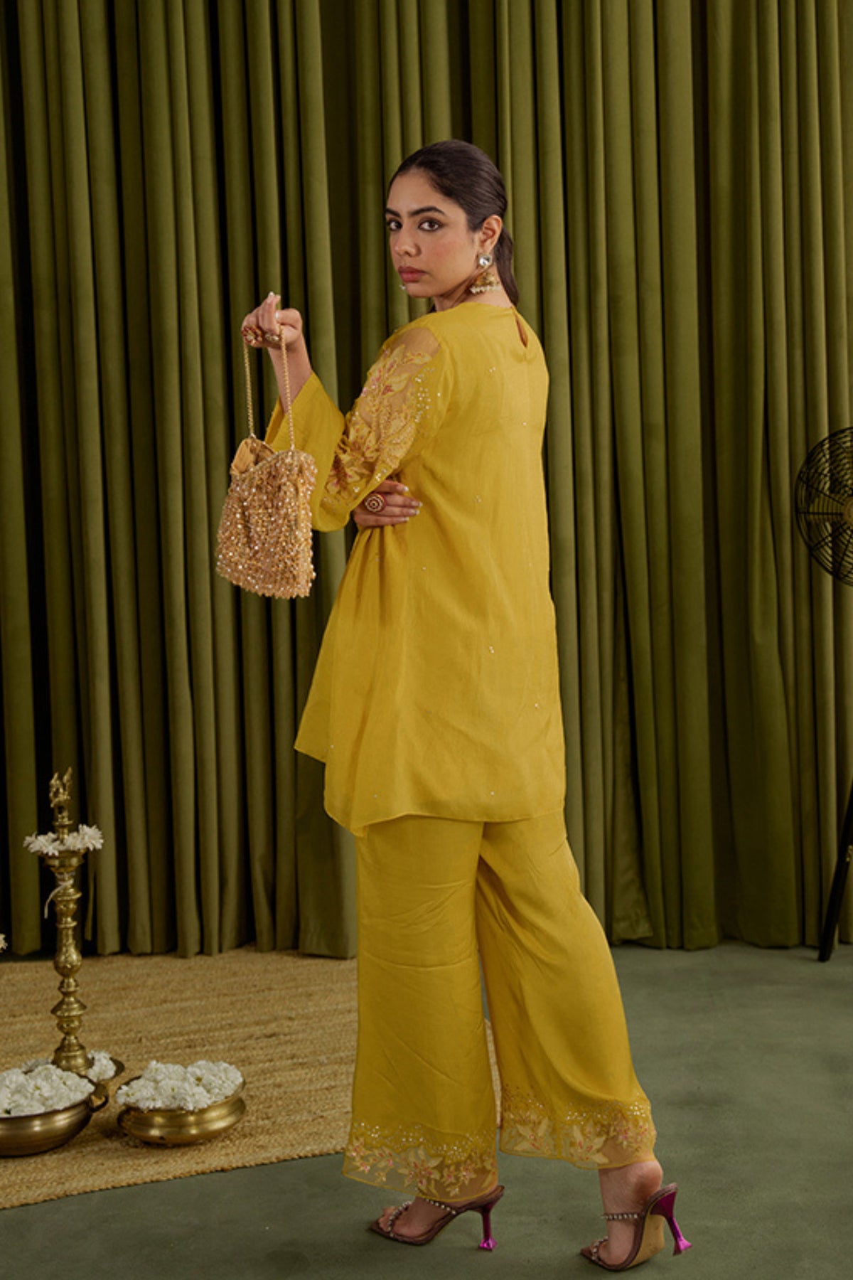 Mango Embroidered Kurta