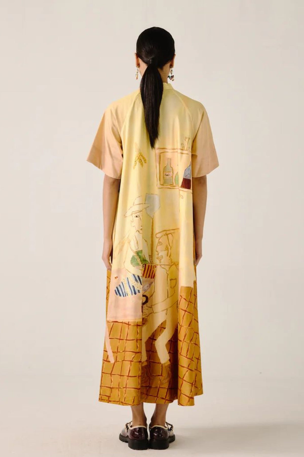 Fisherman A-line Long Dress