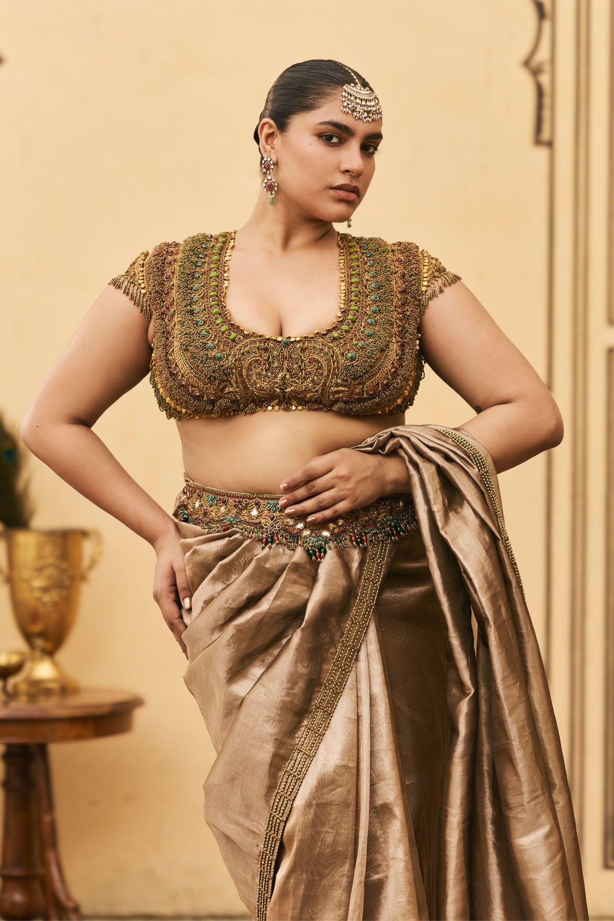 Bhoori Saree Set