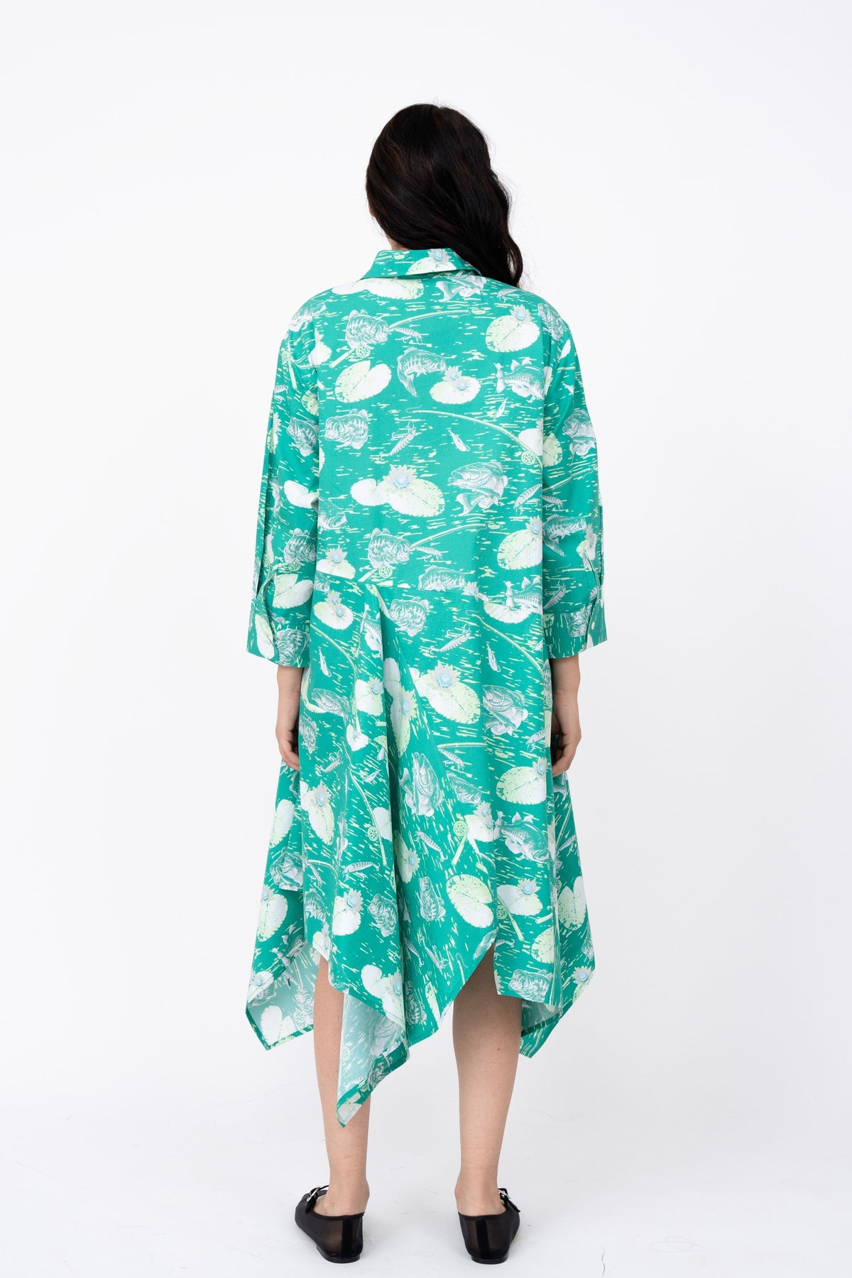 Fisherman Print New Hanker Dress