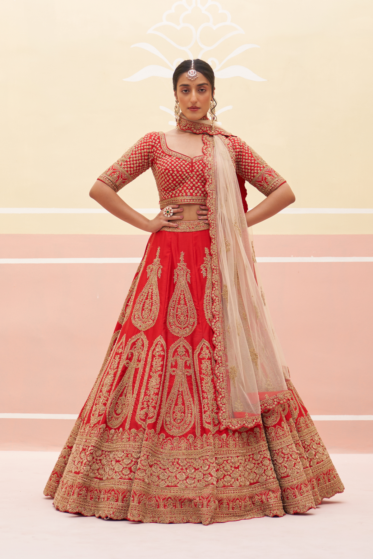 Red Lehenga Set