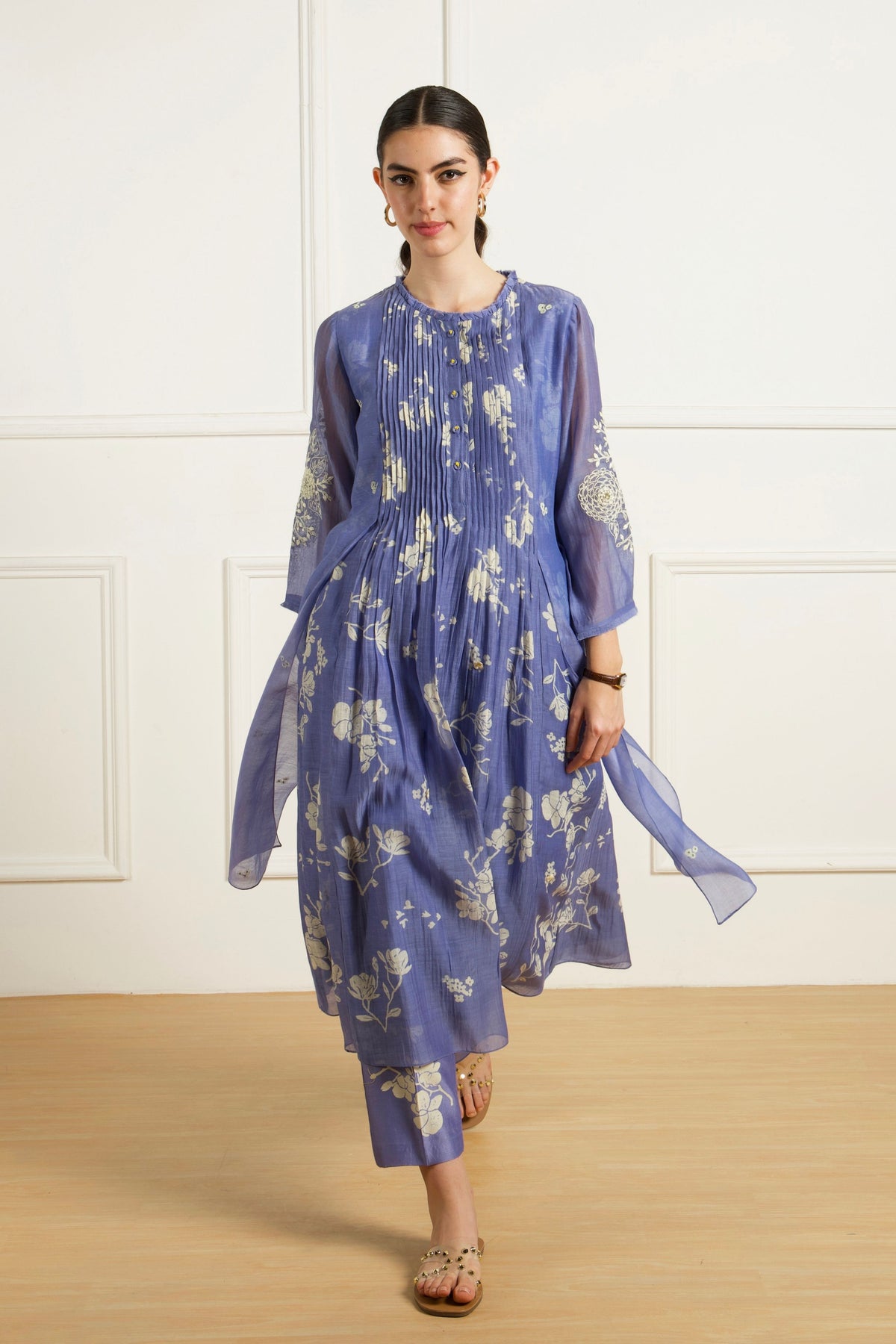 Twilight Pleated Kurta Set