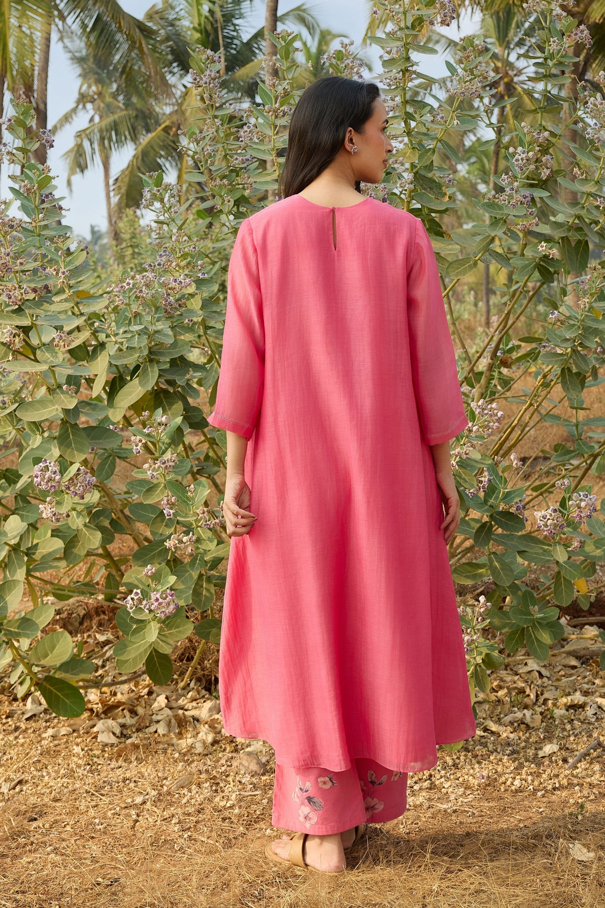 Rose Applique Tunic Set